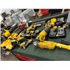 Image 2 : Dewalt Cordless Tools, Battery/Charger w/Grinder, Sawzall, Blower, Circular Saw,