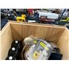 Image 2 : Crate w/Cast/Alum Pots, LP Tanks, Camp Supplies