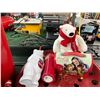 Image 2 : Red Tractor Seats, Hydraulic Jack, Bucket, Coca Cola Collectibles