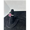 Image 3 : 18K WG Ruby/Diamond Ring w/16 Square Cut Rubies and 38 Round Cut Diamonds 8.4g
