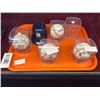 Image 1 : 5-Autographed/Souvenir Baseball/Mini Helmet - 5 X $