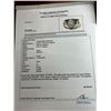 Image 1 : 14K YG Ring w/2 Round Cut Diamonds, Sapphire is Grey In Color -Bezel Set 13g - Replacement