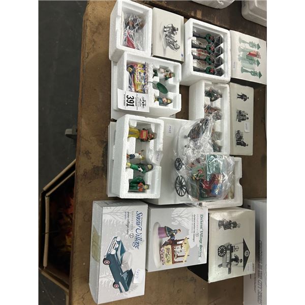 10-Dept. 56 Snow Village Accessory - 10 X $