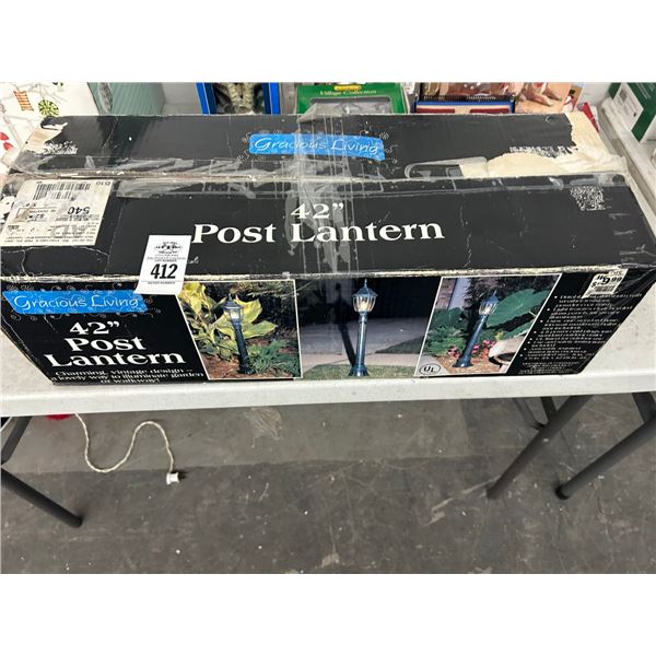 42"  Post Lantern