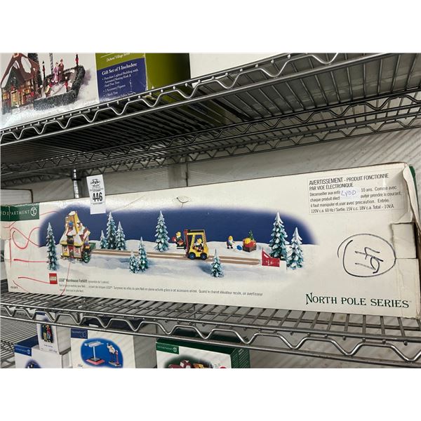 Dept. 56 Lego Warehouse Christmas Forklift