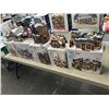 Image 1 : 5-Dept. 56 Snow Village Collector House Harley Davidson - 5 X $