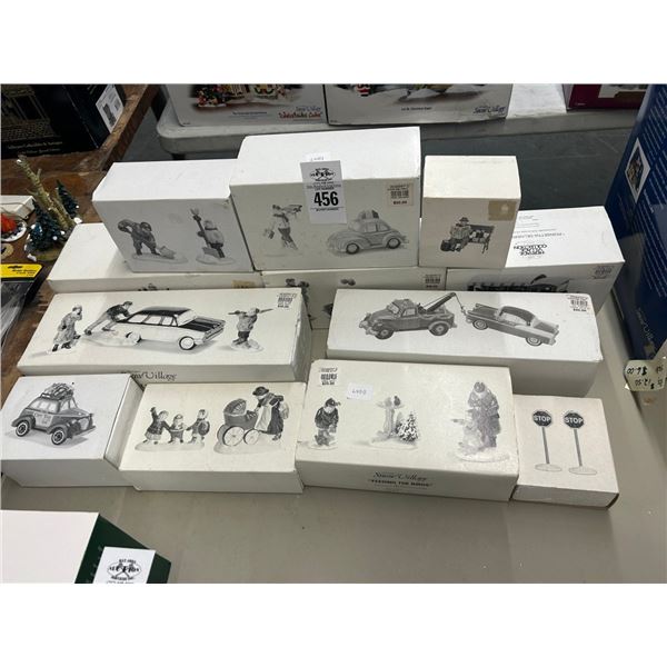 12-Dept. 56 Snow Village Figurine Set - 12 X $