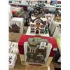 Image 1 : 3-Christmas House Collectible/Carousel - 3 X $