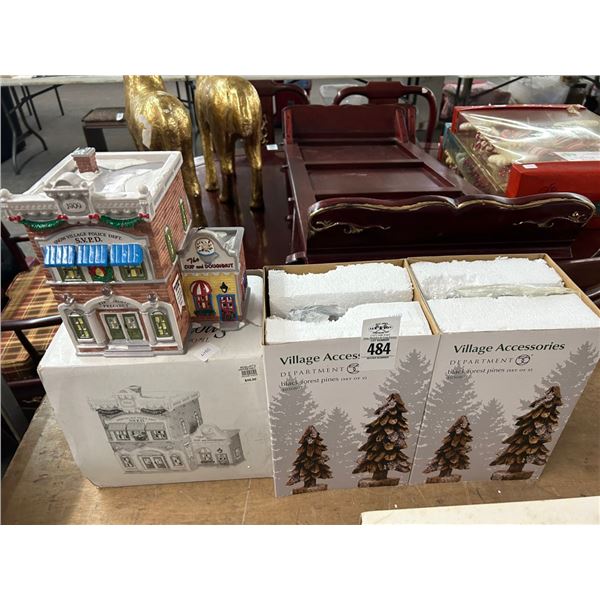 3-Dept. 56 Christmas House/Forest Pines - 3 X $