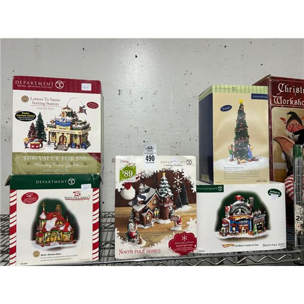 5-Dept. 56 Snow Village House/Accessory - 5 X $