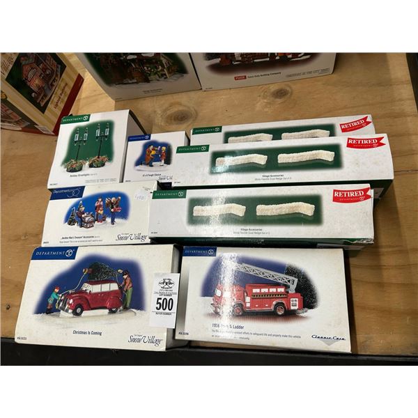 10-Dept. 56 Village Accessory - 10 X $
