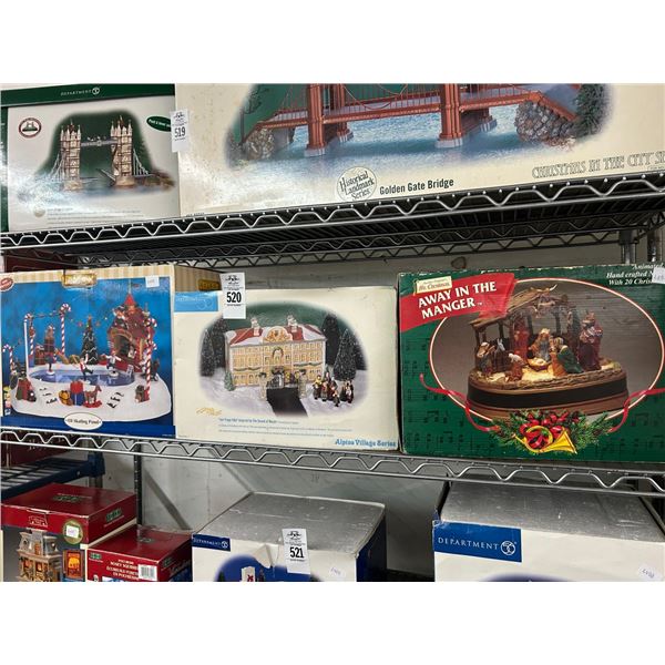 3-Dept. 56/Lemax Holiday Figural Set - 3 X $