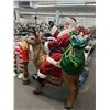Image 2 : 5' Santa Riding Reindeer