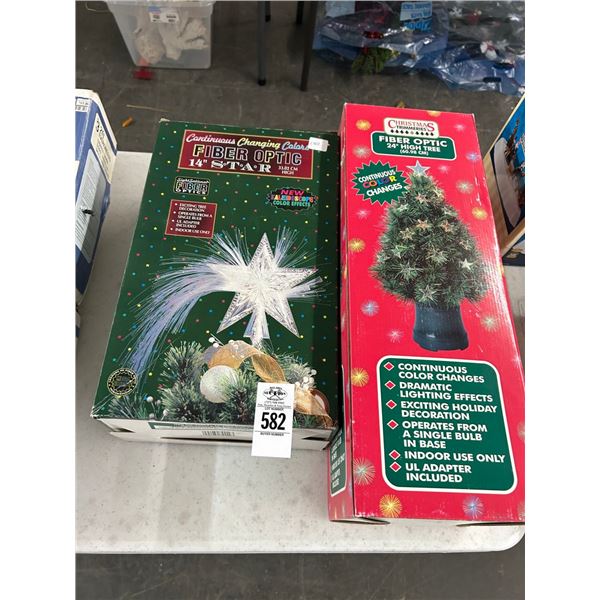 Fiber Optic Star, Christmas Tree