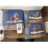 Image 2 : 4-Dept. 56 Bucs County Christmas House, Car - 4 X $