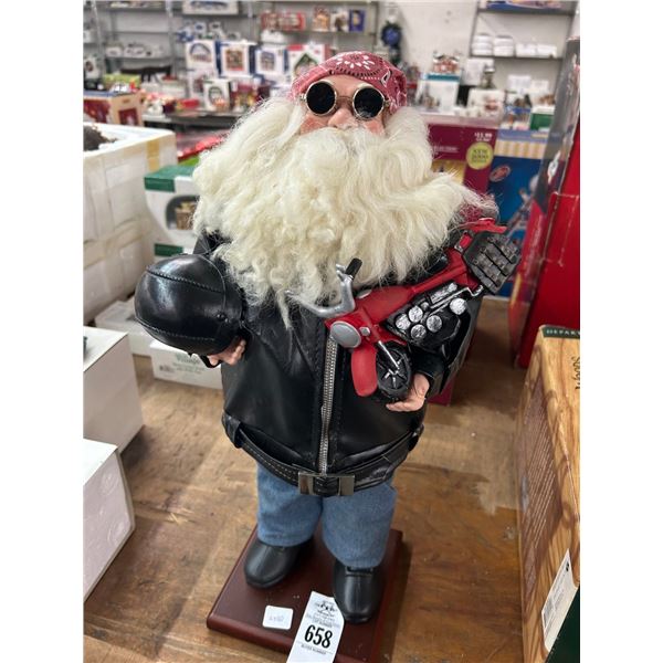 Biker Santa 18"