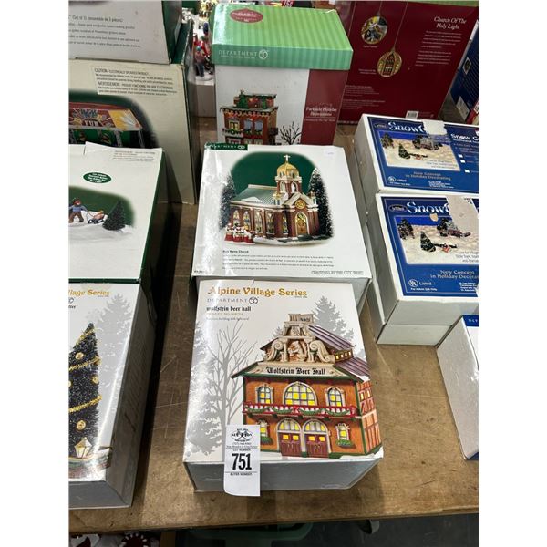 3-Dept. 56 Snow Houses - 3 X $