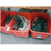Image 2 : Holiday Lidded Tubes w/Ext. Cords/Power Strips - 4