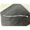 Image 2 : 14K WG Art Deco Synthetic Blue Sapphire/Diamond Line Bracelet w/19