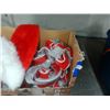 Image 2 : Santa Hat, Tree Skirt, Décor - 2 Boxes