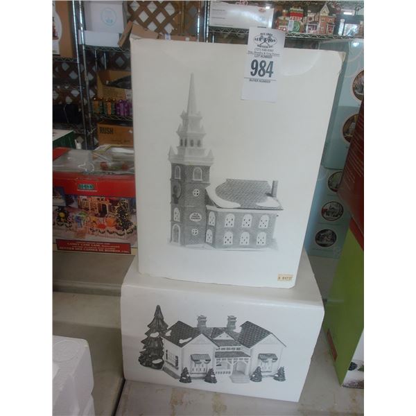 2-Dept. 56 Snow Houses - 2 X $