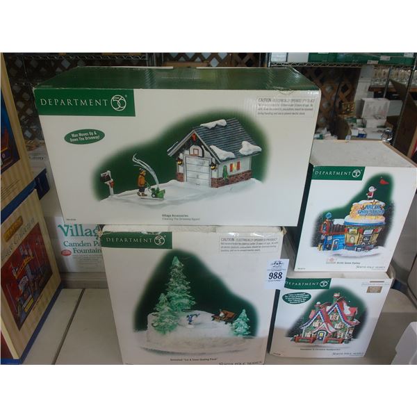 4-Dept. 56 Snow Houses - 4 X $