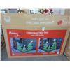 Image 1 : LED Lighted Christmas Tree Trio