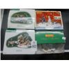 Image 1 : 4-Dept. 56/Lemax Collector Winter Scene - 4 X $