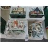 Image 1 : 4-Christmas Village Houses - 4 X $
