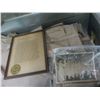 Image 2 : Vintage Military Metal Garment Case w/Commidation Letter/Vintage Photos