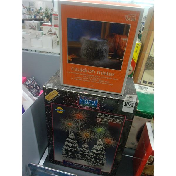 2-Cauldren Mister, Fireworks Display - 2 X $