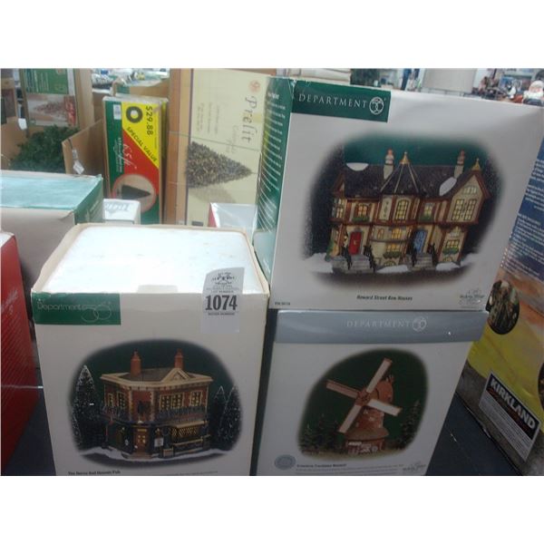 3-Dept. 56 Snow Houses - 3 X $