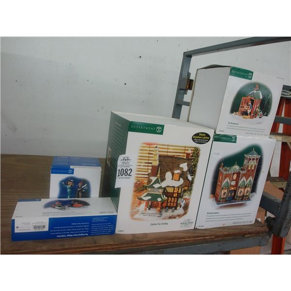 5-Dept. 56 Village House, Figurine - 5 X $