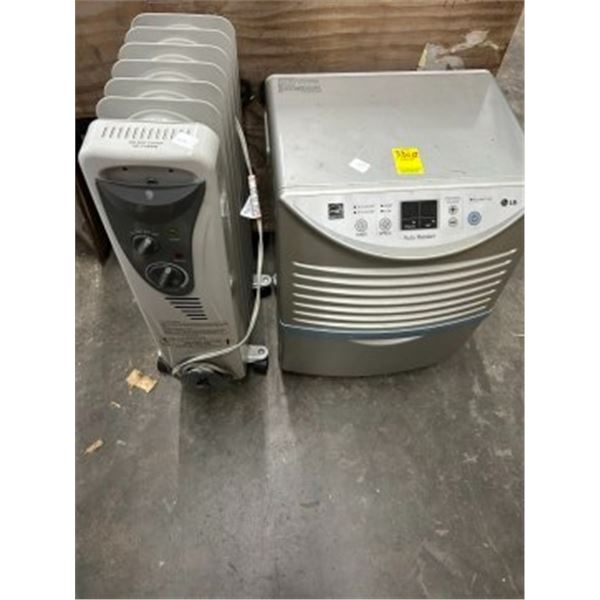 LG Dehumidifier/Radiant Heater