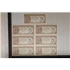 Image 1 : 7-HONG KONG 1 CENT BILLS.  CRISP UNC