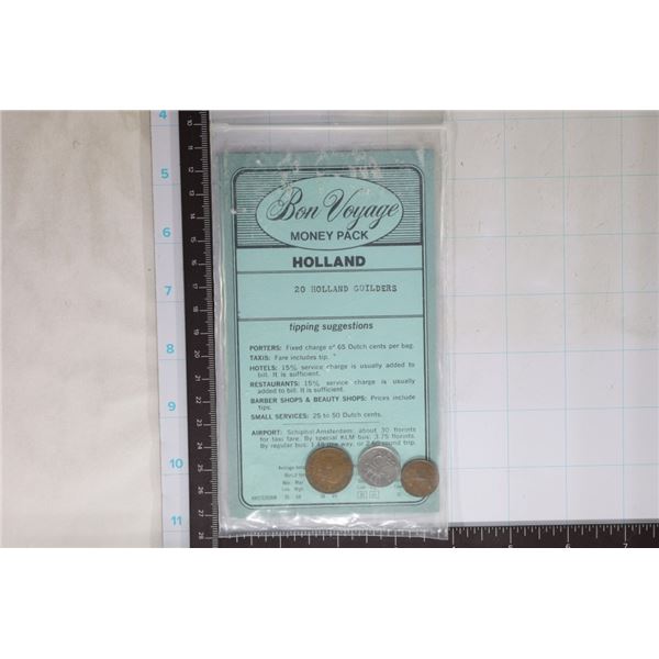 HOLLAND 3 COIN BON VOYAGE MONEY PACK