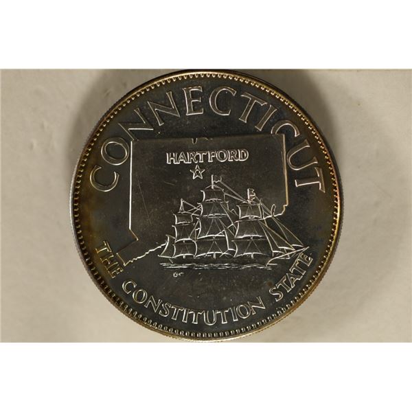 .51 OZ. PROOF STERLING SILVER CONNECTICUT STATE