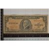Image 1 : 1949 CUBA 5 PESO BILL WITH MAXIMO GOMEZ ON OBVERSE