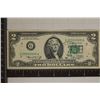 Image 1 : 1976 CRISP UNC US $2 BILL WITH POSTAL CANCELLED