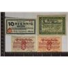 Image 1 : 4-1920 GERMAN CRISP UNC NOTGELDS: 1-TEN PFENNING