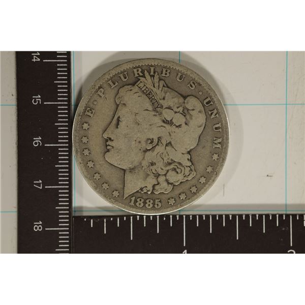1885-O MORGAN SILVER DOLLAR