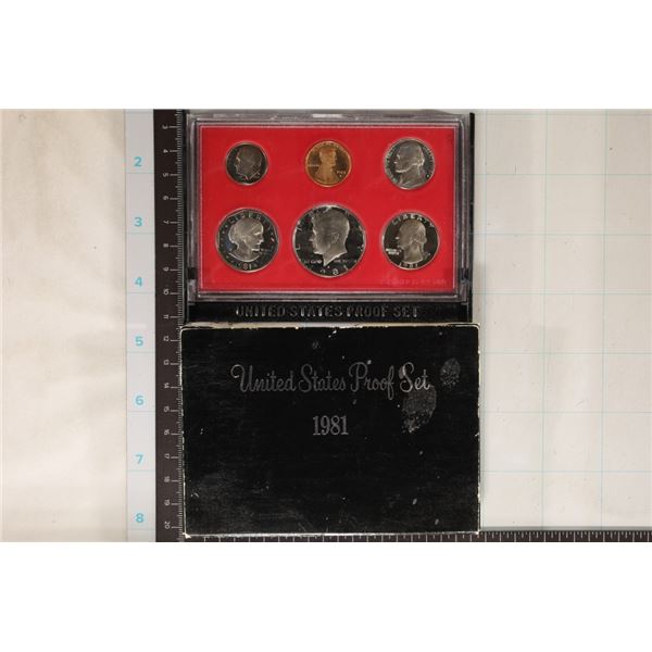 1981 US PROOF SET (WITH BOX)