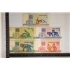 Image 2 : 6-1992 BELARUS BILLS: 1 EACH OF 1,3,5,10 & 50