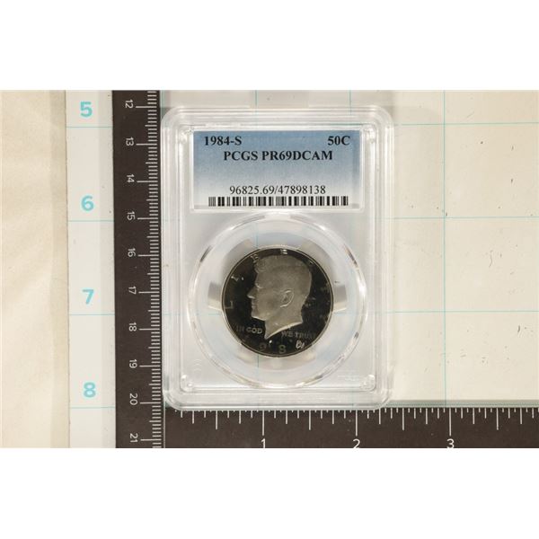 1984-S KENNEDY HALF DOLLAR PCGS PR69 DCAM