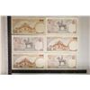 Image 2 : 6-1981 THAILAND 10 BAHT BILLS. 5 ARE CRISP AU/UNC