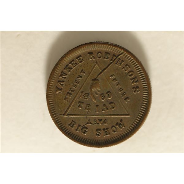 1869 CIVIL WAR "YANKEE ROBINSON" STORE CARD