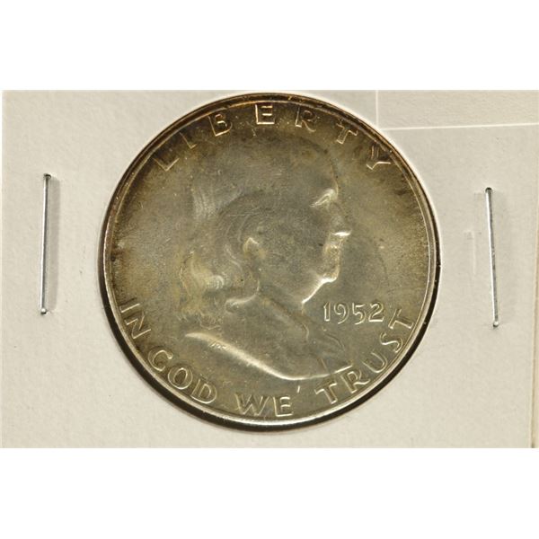 1952-S SILVER FRANKLIN HALF DOLLAR