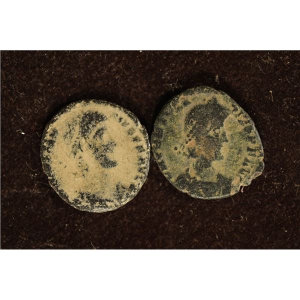 2 ROMAN ANCIENT COINS