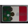 Image 1 : 1986 MEXICO 7 COIN UNC SET IN HARD PLASTIC CASE. 1