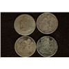 Image 1 : 1853, 1875, 77 & 1889 SILVER SEATED LIBERTY DIMES